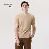 LTD เสื้อยืดแขนสั้น ผู้ชาย สีเบจ | T-shirt | 03601