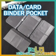 Bulk Binder Pockets A5 A6 B5 Zip Lock Envelope Binder Bag File Organizer Card Storage Loose Leaf