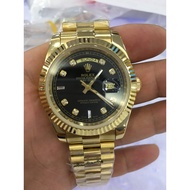 Men's automatic mechanical watch, 41mm Diamond dial, 904L steel strap -3