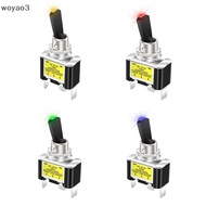 [WY3] 1PCS 30A 12V LED Toggle Switch Lighted Toggle Rocker Switch SPST ON Off 2 Position 3Pin For Au