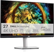 Dell S2721QS 27 Inch 4K UHD (3840 x 2160) IPS Ultra-Thin Bezel Monitor, AMD FreeSync (HDMI, DisplayP