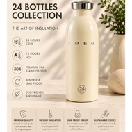 SMEG 24Bottles Clima Bottle Tumbler Thermos 500ml Insulated Thermos Water Bottle For Hot&Cold Botol