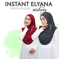 Tudung Instant Elyana Bunga Sulam (Borong)