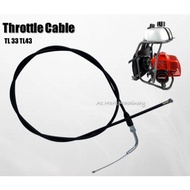 MESIN RUMPUT CABLE MINYAK BRUSH CUTTER THROTTLE CABLE FOR TL33/TL43 TB43/TB43 BG430 BG330