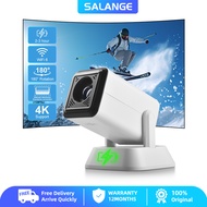 SALANGE Mini Projector Q7 Outdoor Camping Movie Supported 1080P Built-in Battery WiFi6 Screen Mirror