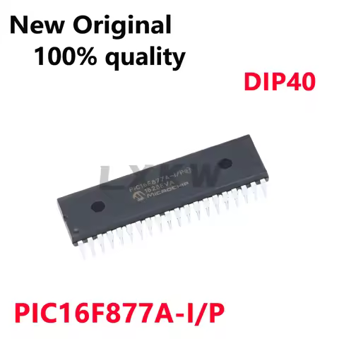 1/PCS New Original PIC16F877A-I/P PIC16F887 PIC16F877A DIP-40 Single chip microcomputer chip In Stoc