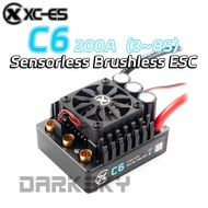 XC-ESC C6 200A Brushless ESC 3-8S LiPo Battery for 1/7 1/6 RC Model Car Truck Buggy On-Road Racing A