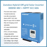 Zamdon 3KW 48V Toroidal Hybrid Off-grid Solar Inverter with 60A MPPT SCC