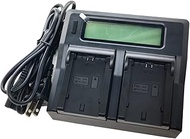 Quick/Fast LCD-Display Dual Battery Charger for Sony NP-FZ100 BC-QZ1 Alpha A6600 Alpha A7 A7RM3 A7R III A7R3 ILCE-A9 ILCE-9 ILCE9 A9 A9S Series Digital Camera