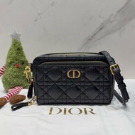DIOR 全新CARO籐格紋小牛皮相機包