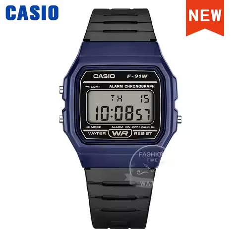 CASIO F-91WM-2A Classic 1989 Digital Watch 30M Waterproof Alarm Stopwatch 7-Year Battery Ultralight 