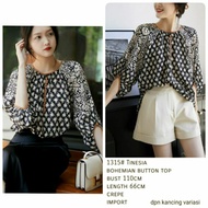 1315 tinesia bohemian button top RM