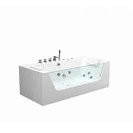 Global House VERNO อ่างอาบน้ำระบบน้ำวน ขนาด 800x1700x580 mm. รุ่น คีริน-พรีเมี่ยม VN-475S ขนาด สีขาว