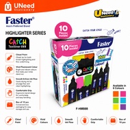 FASTER Catch Highlighter | F-HM888 | Fluorescent Highlighter Pen | Assorted Colours