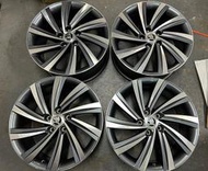 【台灣輪胎王】中古 SKODA原廠圈 18吋 5X112 7.5J ET48(57.1 灰底車刀面