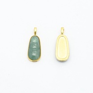  18k Gold Jade Fudou Classic All-Match Gold Necklace Pendant-Non-Release Mold AU750-0360 [Get Coupon