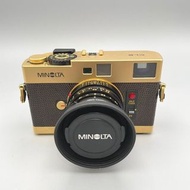minolta Minolta CLE GOLD LIMITED Gold M-ROKKOR 40mm F2 Antique camera 膠卷相機