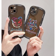 Phone Case Vivo Y20 Y15a Y15s Y17 Y15 Y11 Y85 Y91 Y95 Y93 Y91c V20 Pro V23 Colorful monster Mobile Phone Case Large Eye Transparent Mobile Phone Anti Fall Soft Case