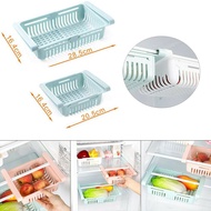 Storage Refrigerator Pull-out Box Holder Food Organizer Drawer Space Shelf Saver