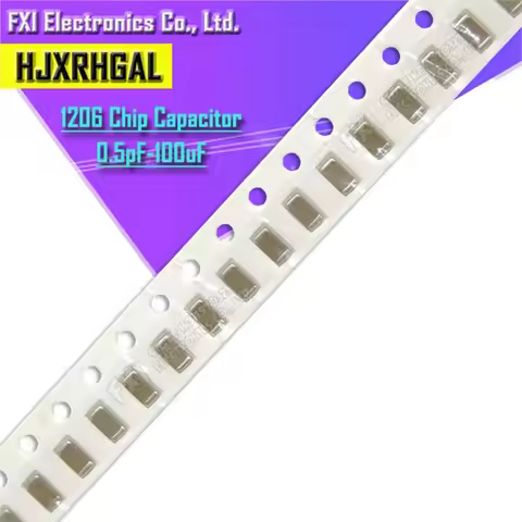 100pcs 1206 50V SMD Thick Film Chip Multilayer Ceramic Capacitor 0.5pF-100uF 10NF 100NF 1UF 2.2UF 4.