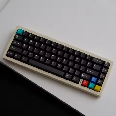 Aifei Neon 4 Keycaps ABS Double Shot Translucent Cherry Height for Mechanical Keyboard Anne Pro 2 GK