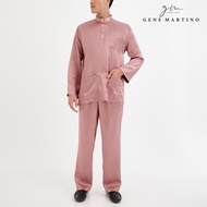 Gene Martino Baju Melayu Satin Classic Fit 666 - Dusty Pink 54