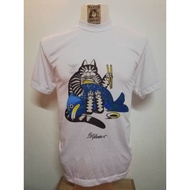 Baju T- Shirt Kucing Gemuk