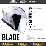 SPYDER NEO Blade Half Face Helmet Dual Visor