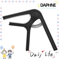 DAPHNE ​Guitar Capo​, ​Even Pressure ABS ​Spring Capo​, Convenient Pink/Light green/Black/White ​Beg