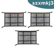 [Szxmkj3] Car Ceiling Cargo Net Storage Mesh Organizer Auto Accessories Reduces Sagging for Long Road Trip Van Camping