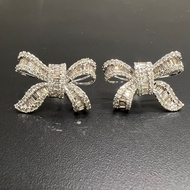 WG73-Diamond Earring with 18K White Gold