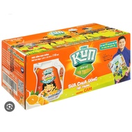1 THÙNG sữa KUN TÚI các vị Nho Cam Socola và Kem Dâu