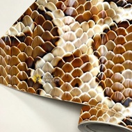 Stiker outdoor piton Albino/Stiker motif ular/Stiker camo outdoor/Stiker pelapis aksesoris outdoor/S