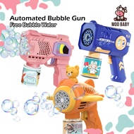 Moo Baby Balloon Gun Electric Bubble Gun Automatic Rechargeable Bubble Gun Bubble Toys For Kids Bubb