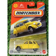 MATCHBOX 1970 CITROEN 2CV YELLOW