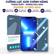 Bộ 2 kính Cường Lực GOR Iphone 16 Pro Max/16e Plus/ 15 14 13 12 11 PRo Max/XSMax/XR