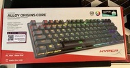 HyperX alloy core origins tactile aqua switch mechanical gaming keyboard.  Like new. Used rarely.
