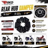 Piko Rear Hub Damper for RXZ Y80 Y100 LC W100 EX5 Dream EX5 Hipower C70 Kriss Motorcycle Spare Part 