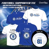 [FREE CUSTOM NAME & NUMBER] Supporter Jersey Foorball CHELSEA Jersey Bola Sepak Adult & Kids Footbal