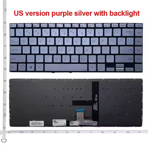 US Laptop Keyboard For ASUS ZenBook 14 UX435 UX435EGL UX435EAL UX435E U4800 U4800EGL English Keyboar