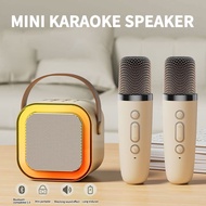 Mini karaoke K12 wireless speaker bluetooth microphone home KTV portable bluetooth speaker  party KT