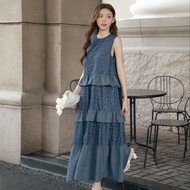 OLV - Đầm hoa suông dáng dài Camellia Fleur Dress