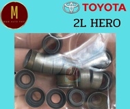 ซีลหมวกวาล์ว TOYOTA 2L HERO ฮีโร่ (ชุดละ8ตัว)2400CC 8V LN50 LN56 LN60 LH51 ยี่ห้อ eristic