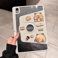 360 Rotatable Stand Pen Holder Tablet Case Samsung Tab A11 A9 A8 A7 A 8.0 + S6 S7 S8 S9 FE S10 Lite