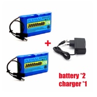 3S2P 12V 30000mAh Lithium-ion battery rechargeable DC12.6 20Ah+1a Charger