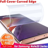 Compatible With Samsung Note20 Note 20 Ultra 20ultra 5G Soft Full Cover Curved Edge Screen Protector Hydrogel Film For Samsung Galaxy Note 10 Note10 Plus Lite note20ultra Screen Protector Protective Film Not Tempered Glass