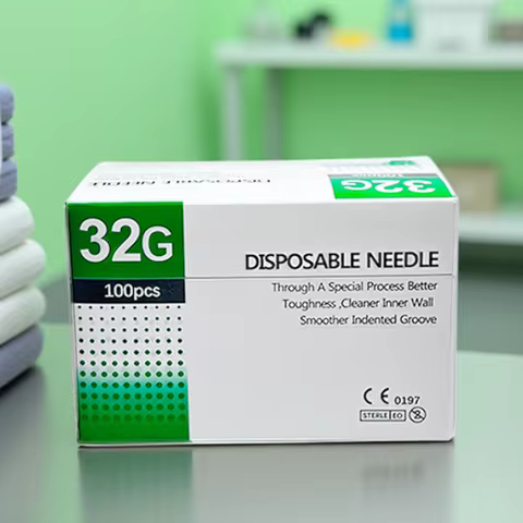 100pcs 30G 8MM 13MM Needle 32G 34G 1.5MM 2.5MM 4MM 6MM 8MM 13MM Disposable Painless Small Needle Han