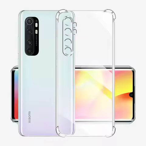 Shockproof Case For Xiaomi Note 10 Lite Soft Silicone Transparent Case For Xiaomi Note10 Lite Clear 