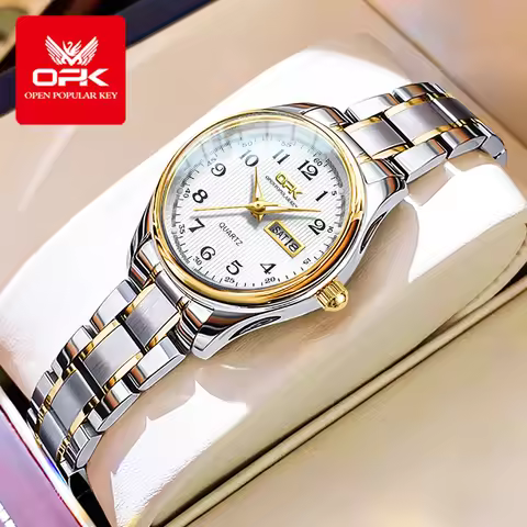 OPK 8110 Watch For Women Quartz Watch Waterproof Classic Luxury Brand Ladies Watch Stainless Steel S