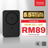 【3C QR Certified】Yoobao MagSafe Powerbank 10000mAh Mini Wireless Magnetic Fast Charging CSW20WF